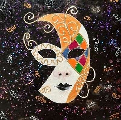 masks serie - dilameart  - hellequin