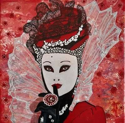 masks serie - dilameart  - milady