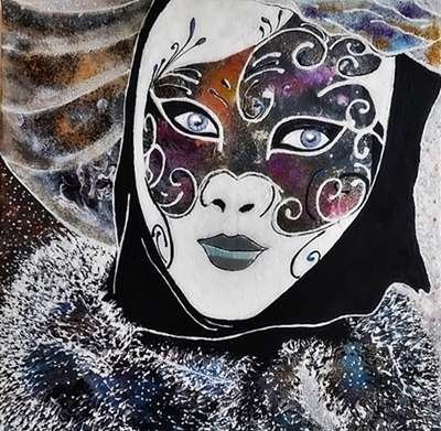 masks serie - dilameart  - snowqueen