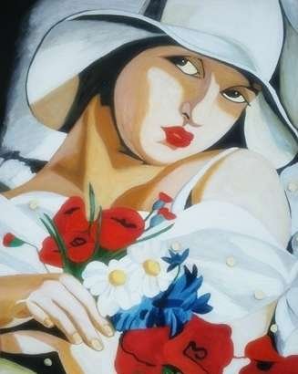 dilameart art reproduction tamara de lempincka 2 dilameART