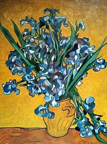 dilameart art reproduction van gogh iris dilameART