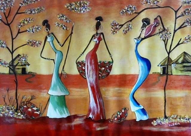 dilameart art riproduction tema africa donne africane dilameART