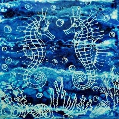 dilameart-artgallery-naturalworld-deep-blue-panel-pesce-chitarra