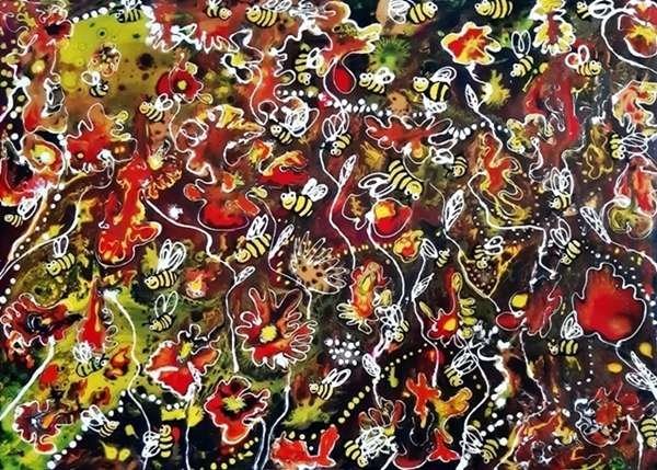 dilameart-artgallery-naturalworld-happy-bees