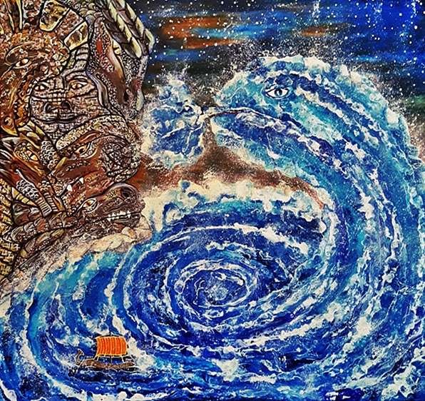 6.dilameart serie mitologia scilla e cariddi 1 dilameART