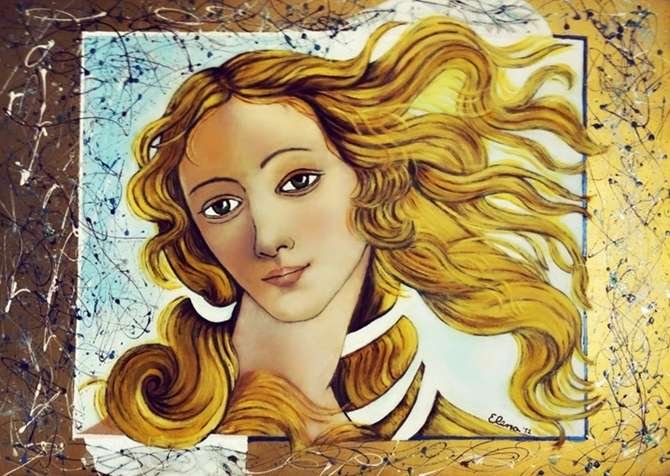 dilameart art reproduction venere di botticelli dilameART