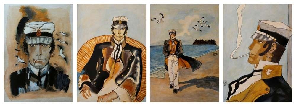 dilameart corto maltese hugo pratt tribute dilameART