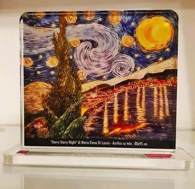 Starry starry night, omaggio a Van Gogh, by dilameart