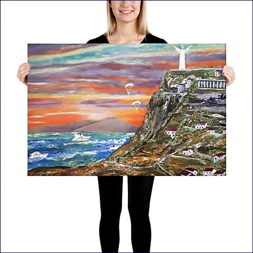 Maratea stampa su tela dilameart 2 dilameART