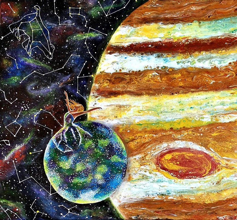 dilameart.it. serie Mythos - Callisto e Giove